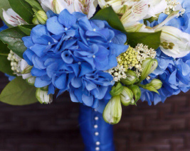 Свадебный букет  Морской бриз